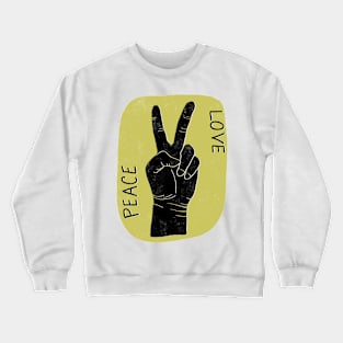 Peace and Love Crewneck Sweatshirt